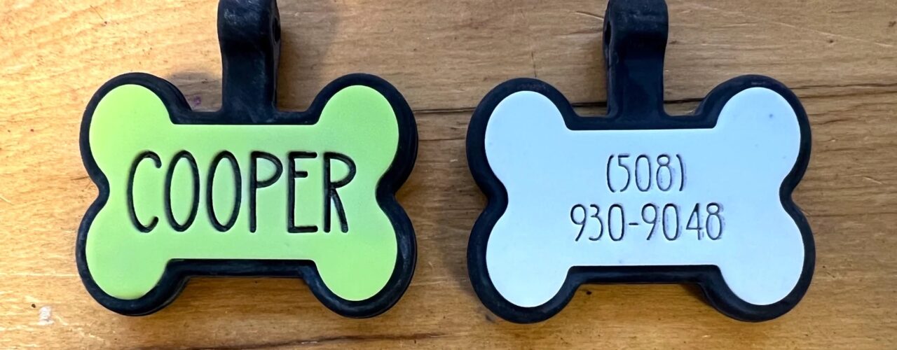 Silicone ID tag pet ID tag